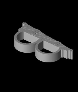 chibi batman impresión miniatura ensamblar letras entretenimiento 3d print model - Mito3D