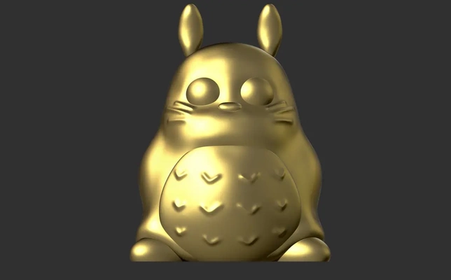 chibi totoro - limited time free download 3d by omsculpts on thangs arts & entertainment comics animation anime manga cute ghibli 3d print model - Mito3D