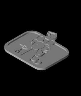 frango emote choque royale hobbies jogos 3d print model - Mito3D
