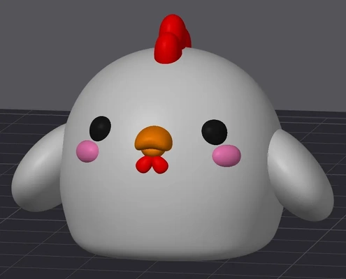 chicken multi color - 3d by smileyprinter on thangs 3d print model - Mito3D
