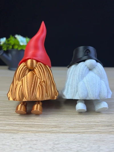chilling gnome - multicolor 3d by pressprint on thangs automotive tire 3d print model - Mito3D
