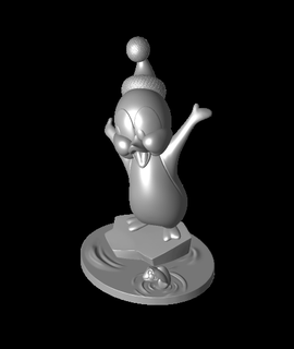 chilly willy 3d model chelscct chaoscoretech thangs 3d print model - Mito3D
