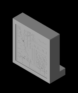 Natale scena Schermo scatola completare 3d modello grazie 3d print model - Mito3D