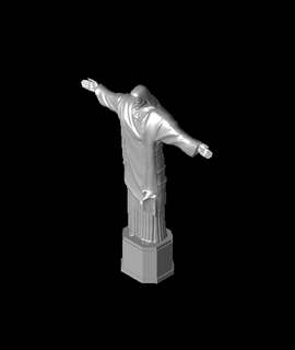 İsa kurtarıcı juankmed 3d print model - Mito3D