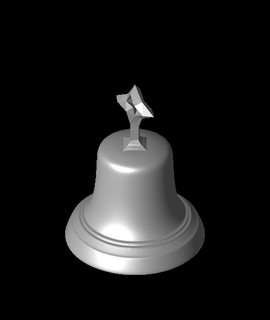 Navidad campana adornos 3d modelo dazus gracias 3d print model - Mito3D