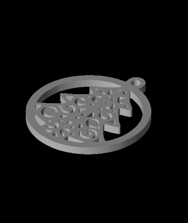 christmas key chain design Hobbies & Games 3d print model - Mito3D