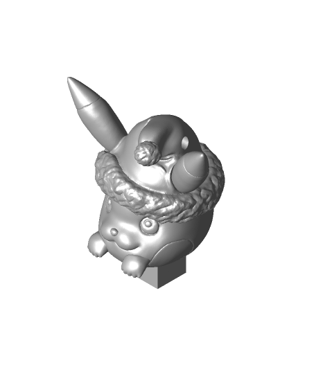 christmas pikachu decoration 3d model randomizy thangs 3D print model - Mito3D