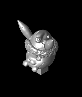 Natale Pikachu decorazione 3d modello randomizy grazie 3d print model - Mito3D