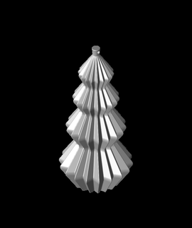 Noel ağaç süs dekor 3d model teşekkürler 3d print model - Mito3D