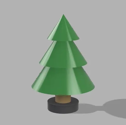 natal árvore tampo mesa decoração v1 stl 3d by alto on 3d print model - Mito3D