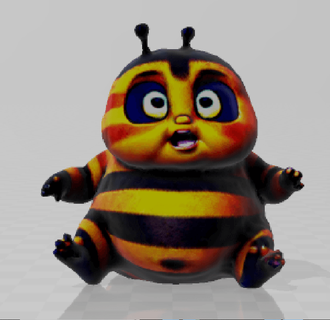 chubby bee brother 1 - alp555 3d print model - Mito3D