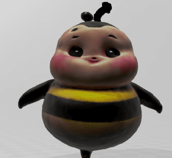 chubby bee brother 2 - alp555 3d print model - Mito3D