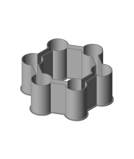 cercle frontière variation cercles 3D print model - Mito3D