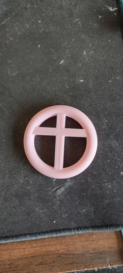 circle crossstl - 3d by krr on thangs 3d print model - Mito3D