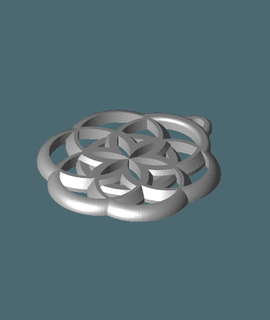 círculo padronizar brincos htincher 3d print model - Mito3D