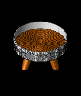 circular decorativo bandeja cm diseño 3d print model - Mito3D