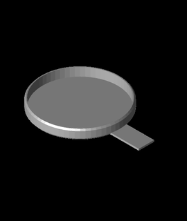 circular dust cover - magnifying glass la 3d model thangs 3d print model - Mito3D