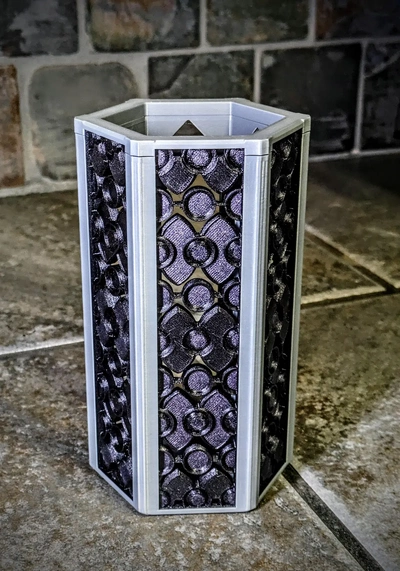 dairesel panel değiştirilebilir vazo 3d by rwbdesigns teşekkürler 3d print model - Mito3D
