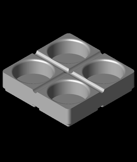 citadel pots gridfinity schererjarrod 3d print model - Mito3D