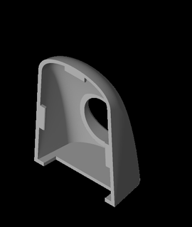 Citroen c3 Picasso kapağa anahtar deliği 3d print model - Mito3D