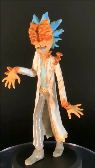 clicker rick - 3d by layerlux3d on thangs 3d print model - Mito3D