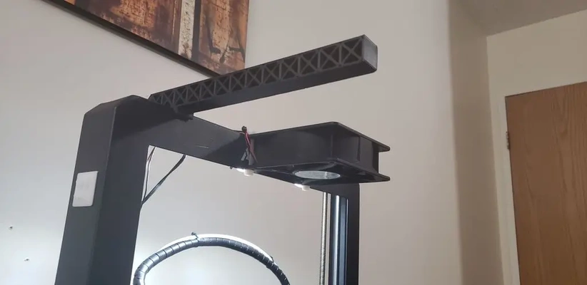 clip on accessory mounting truss anycubic mega series - 3d by spekerdude thangs 3d print model - Mito3D