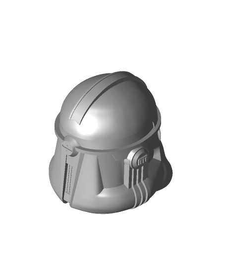 clon soldado casco fase 2 3D print model - Mito3D