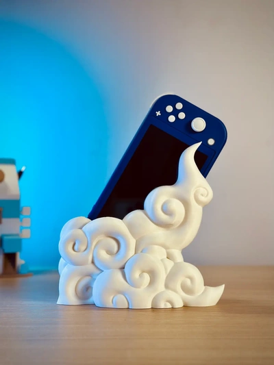 cloud dock nintendo switch lite - 3d by holoprops on thangs 3d print model - Mito3D
