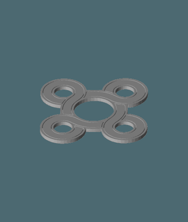 clover celtic knot - jex7 3d print model - Mito3D