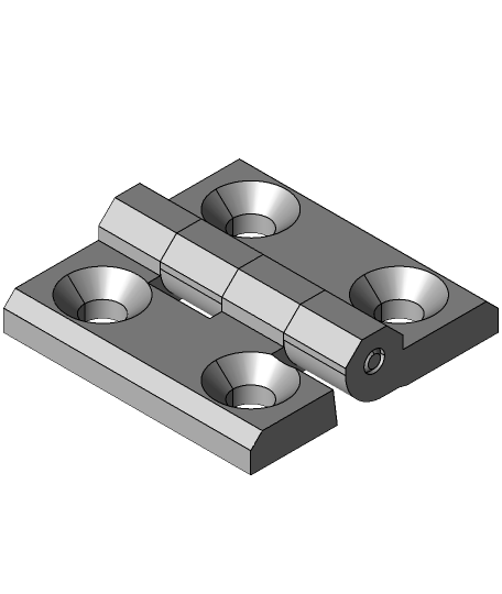 cmm bl menteşeler alüminyum 3d model iz parçaları teşekkürler 3D print model - Mito3D