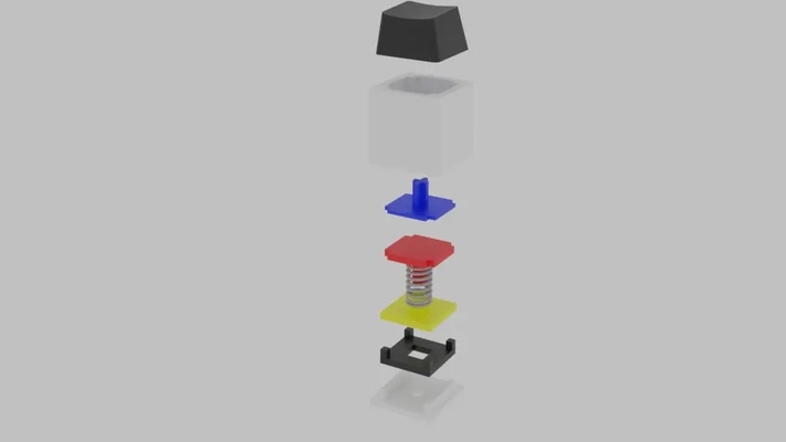 cms tuş takımı buton 3d by agabasement teşekkürler 3d print model - Mito3D