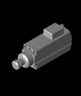 cnc spindle motor 1kwstl 3d model nemapet thangs 3d print model - Mito3D