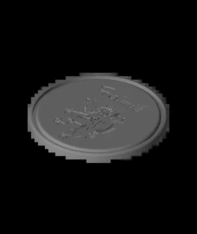 coaster perle 3d by tanelhelmik 3d print model - Mito3D