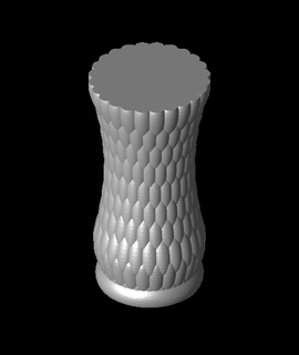 cobblestone vase printbunny Home & Garden 3d print model - Mito3D