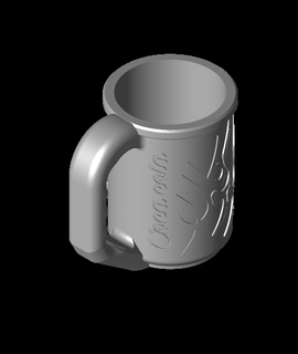 coca cola cup 3d modelo khali design gracias 3d print model - Mito3D