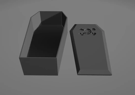 coffin case lid - 3d by dragar on thangs 3d print model - Mito3D