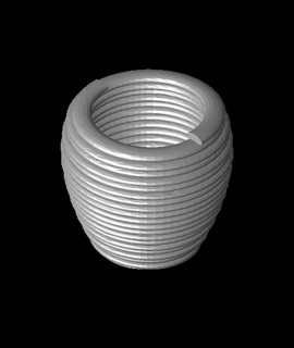 coil bowl printbunny 3d print model - Mito3D