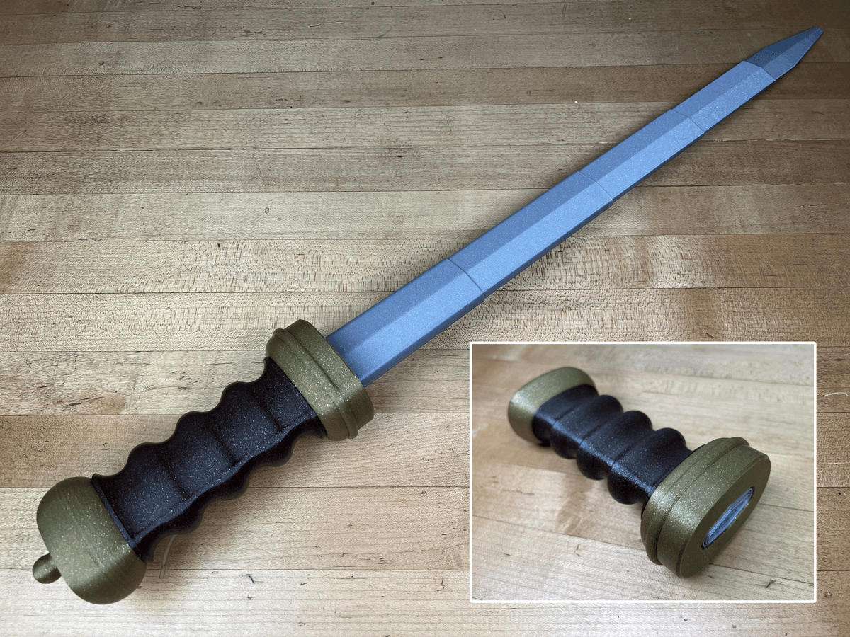 collapsing gladius - printingworld 3D print model - Mito3D