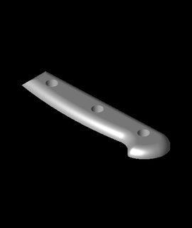 colapsando cocina cuchillo 3d print model - Mito3D