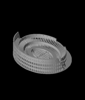 colosseum rome italy 3d Modell abtech danke 3d print model - Mito3D