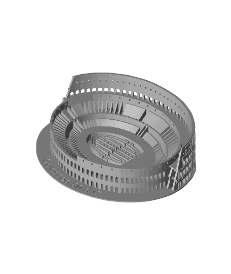 Kolosseum juankmed 3D print model - Mito3D