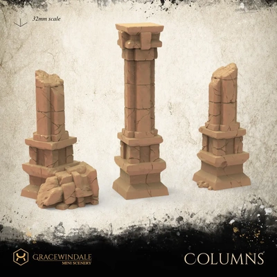 säulen 3d by gracewindale on danke 3d print model - Mito3D
