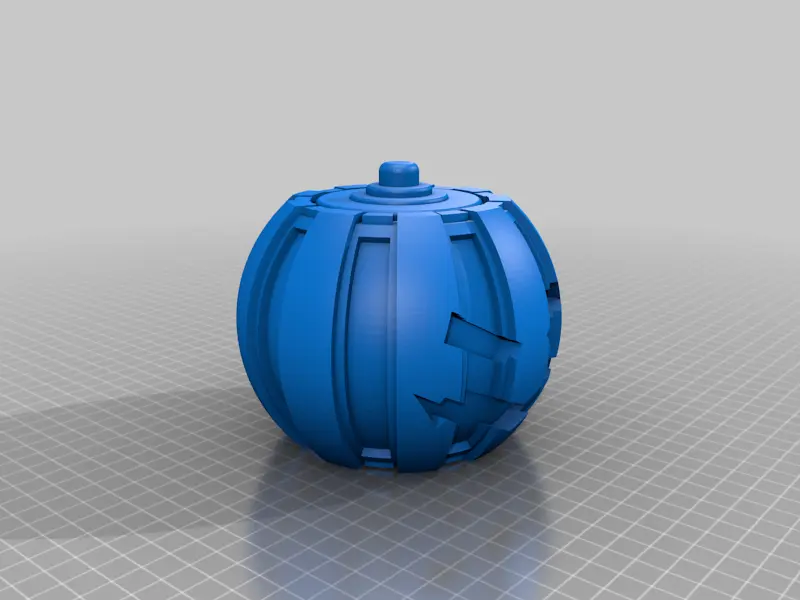 comic grün kobolde kürbis granate 3d by reprops03 on danke 3D print model - Mito3D