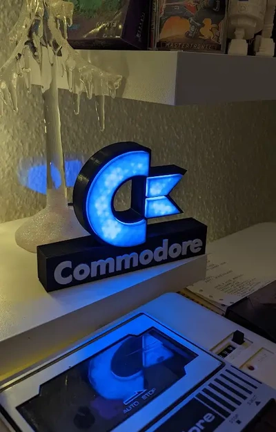 commodore led light - 3d by medi2go on thangs 3d print model - Mito3D