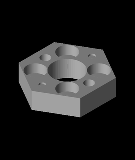 kompakt axis magnetisch flattern Dämpfer 3d Modell danke 3d print model - Mito3D