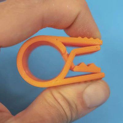conforme clips 3d by mécanisme agrafe puce sac épingle pince linge serrer 3d print model - Mito3D