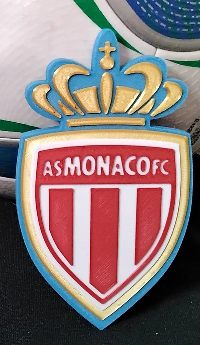 concavo as monaco fc sottobicchiere or placca 3d by daddywazzy creatore on grazie 3d print model - Mito3D
