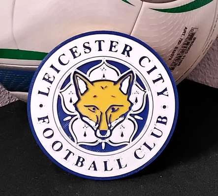 concave leicester city fc coaster or plaque - 3d by daddywazzy thecreator on thangs 3d print model - Mito3D