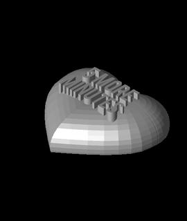 conversation hearts - element 3d print model - Mito3D