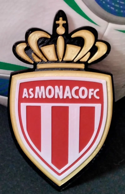 convesso as monaco fc sottobicchiere or placca 3d by daddywazzy creatore on grazie 3d print model - Mito3D